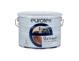 Лак яхтный Eurotex / Евротекс, алкидно-уретановый, глянцевый, 10 л