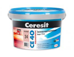 Затирка №34 Ceresit Aquastatic СЕ 40 розовая 2 кг