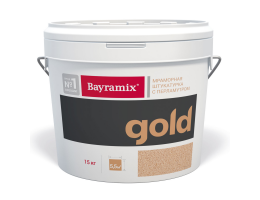 Штукатурка мраморная Bayramix Gold Mineral / Байрамикс Голд Минерал фракция 1,0-1,5 мм цвет GR 151, 15 кг
