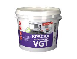 Краска VGT / ВГТ ВД-АК-2180 интерьерная белоснежная матовая для стен, обоев и потолков