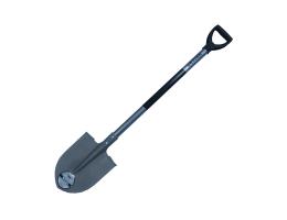 Лопата штыковая титановая Инструм-Агро Атлант с металлическим черенком и ручкой, 117 см