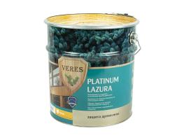 Veres Platinum Lazura / Верес Платинум Лазура № 2 декоративная пропитка для дерева, матовая, 9 л, сосна
