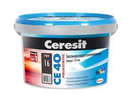 Затирка №16 Ceresit Aquastatic СЕ 40 графит 2 кг