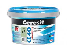 Затирка №67 Ceresit Aquastatic СЕ 40 киви 2 кг