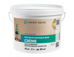 Структурное покрытие Vincent Decor Decorum Provence base Crème / Винсент Декор Декорум Прованс база Крем