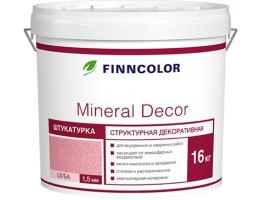 Finncolor Mineral Decor / Финколор Минерал Декор структурная декоративная штукатурка короед 2 мм 25 кг