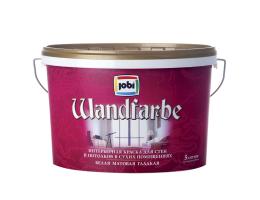 Краска Jobi Wandfarbe / Джобл Вандфарбе интерьерная акриловая для стен и потолков 