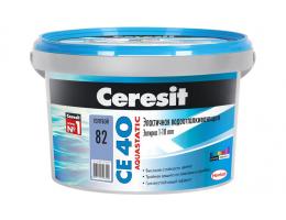 Затирка №82 Ceresit Aquastatic СЕ 40 голубая 2 кг